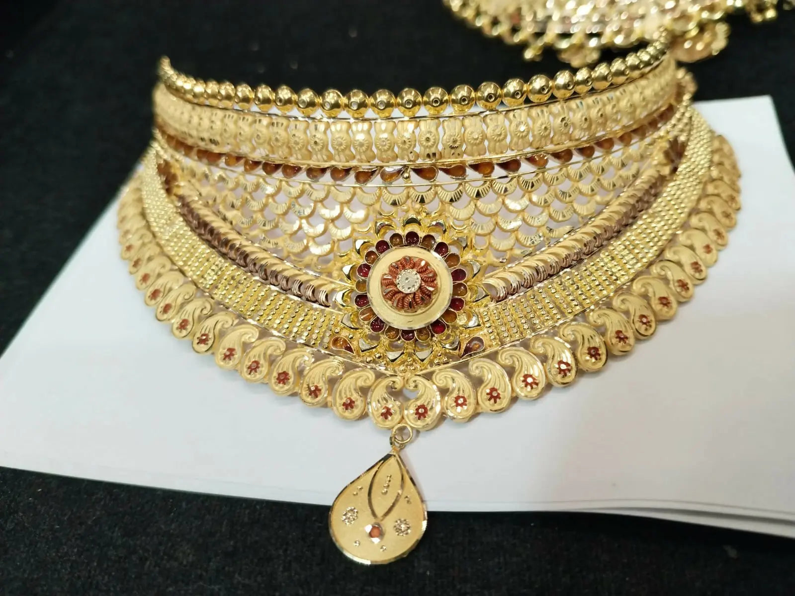 Gold Choker Sarafa Bazar India