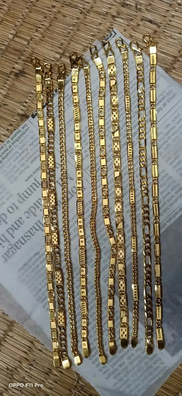 Gold Gents Bracelets Sarafa Bazar India