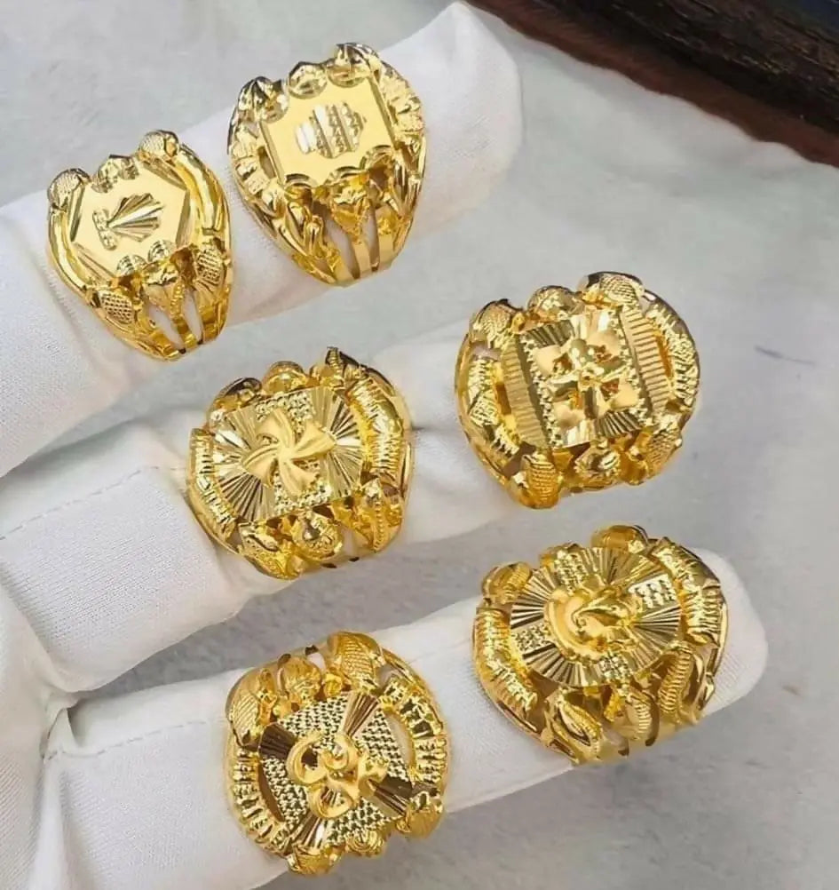 Gold Gents Rings Sarafa Bazar India