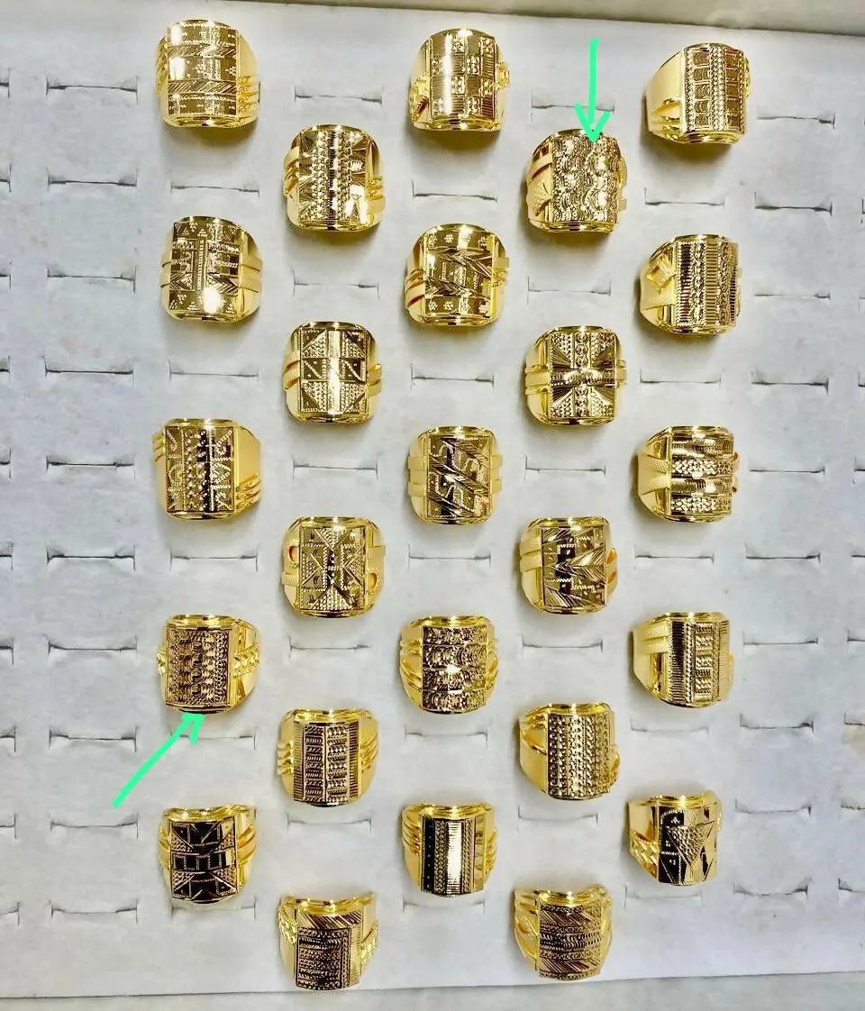 Gold Gents Rings Sarafa Bazar India