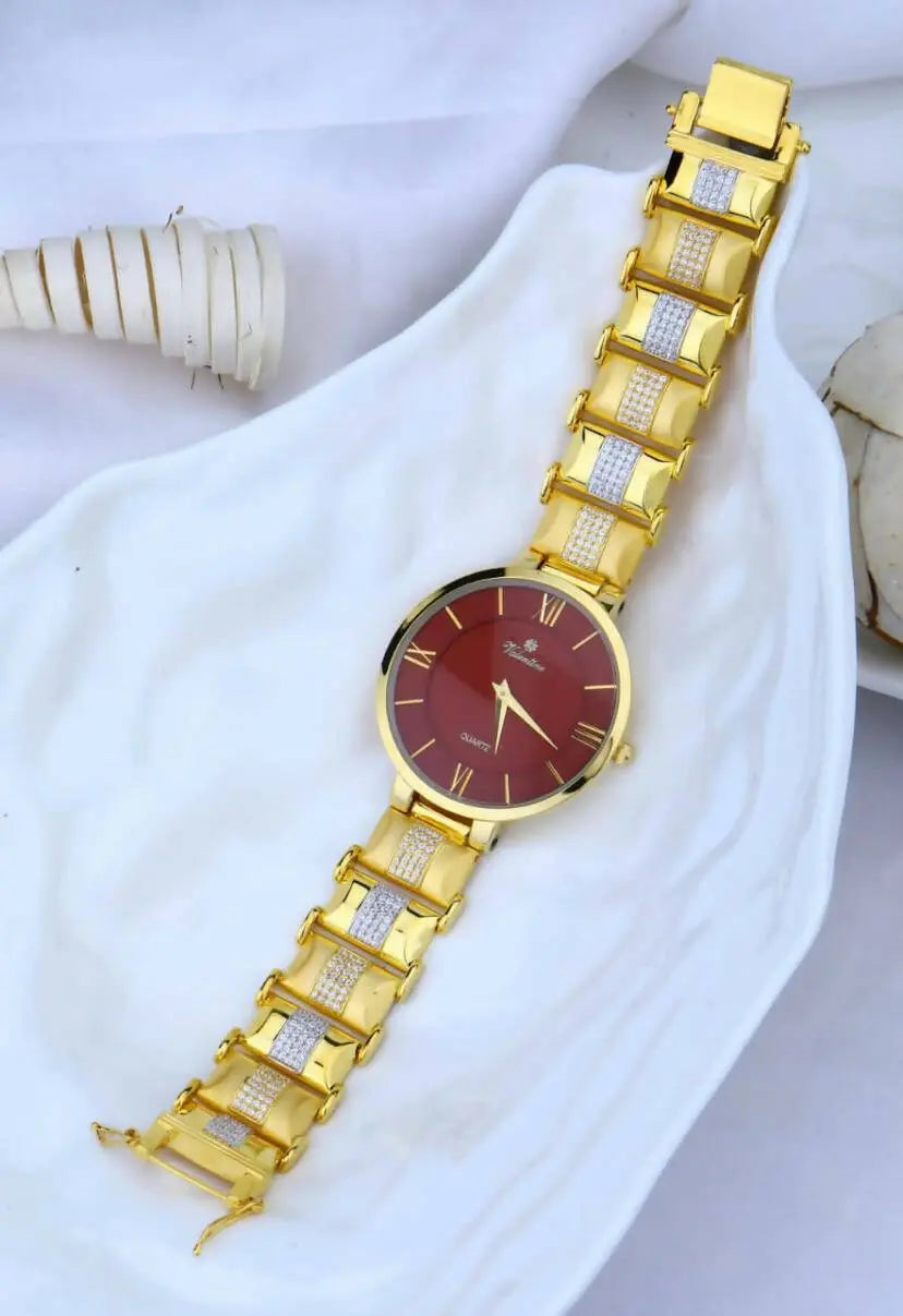 Gold Gents Yellow Gold Watch Sarafa Bazar India