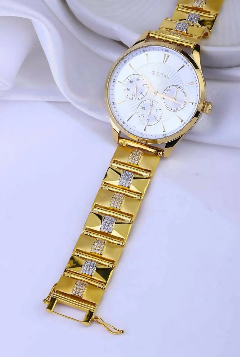 Gold Gents Yellow Gold Watch Sarafa Bazar India