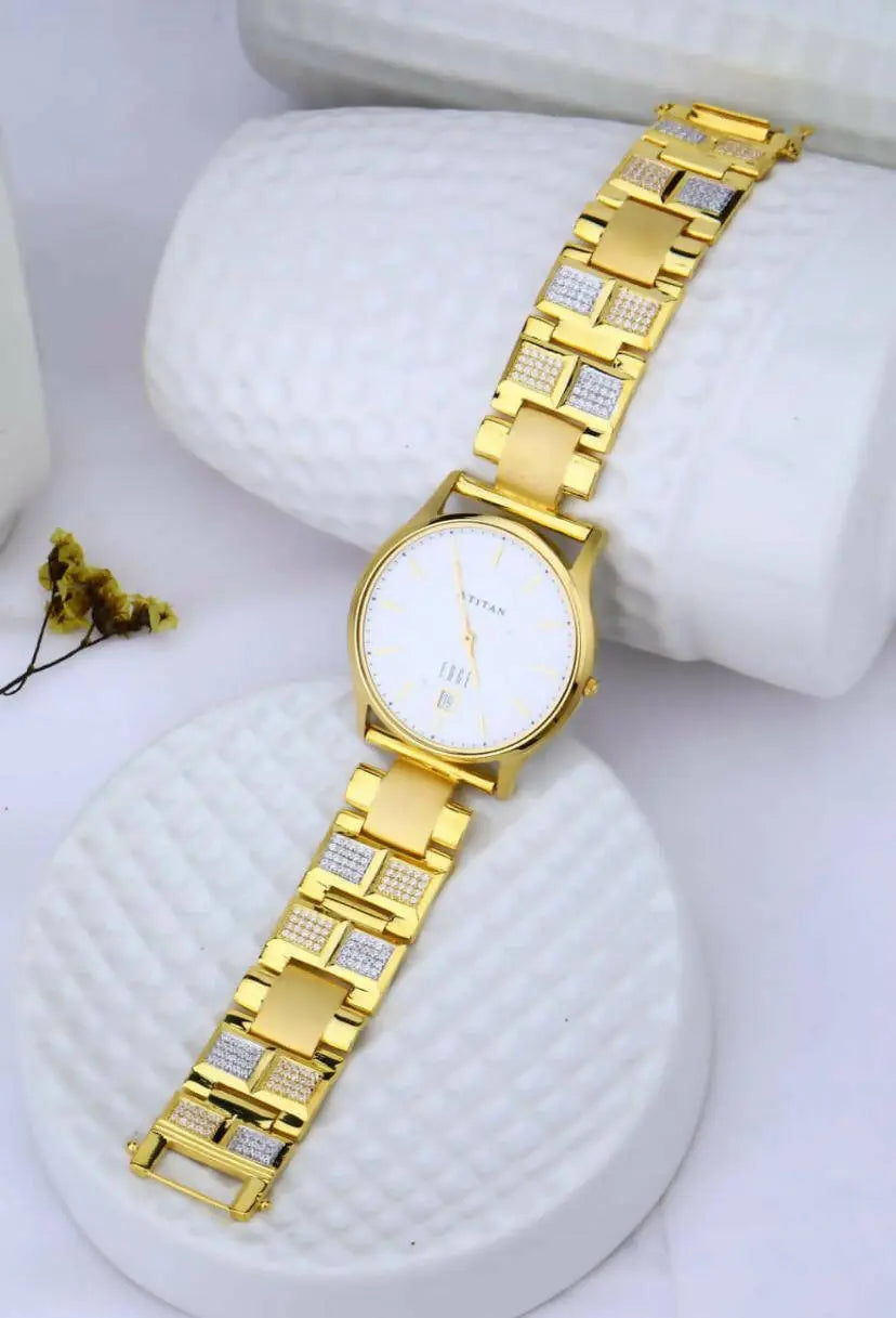 Gold Gents Yellow Gold Watch Sarafa Bazar India