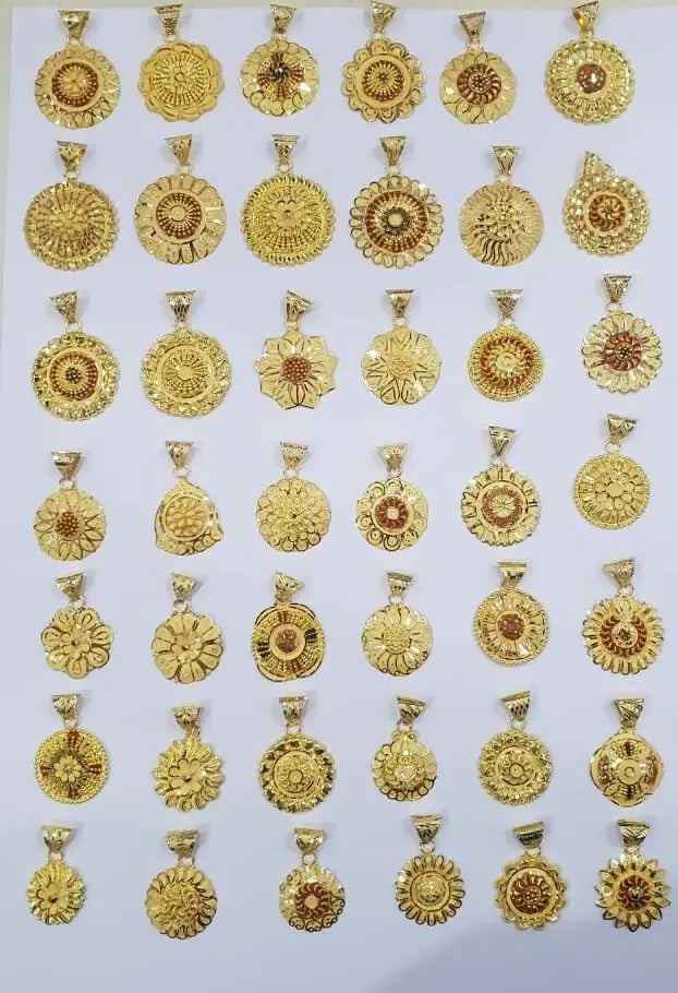 Gold Ladies Pendants Sarafa Bazar India
