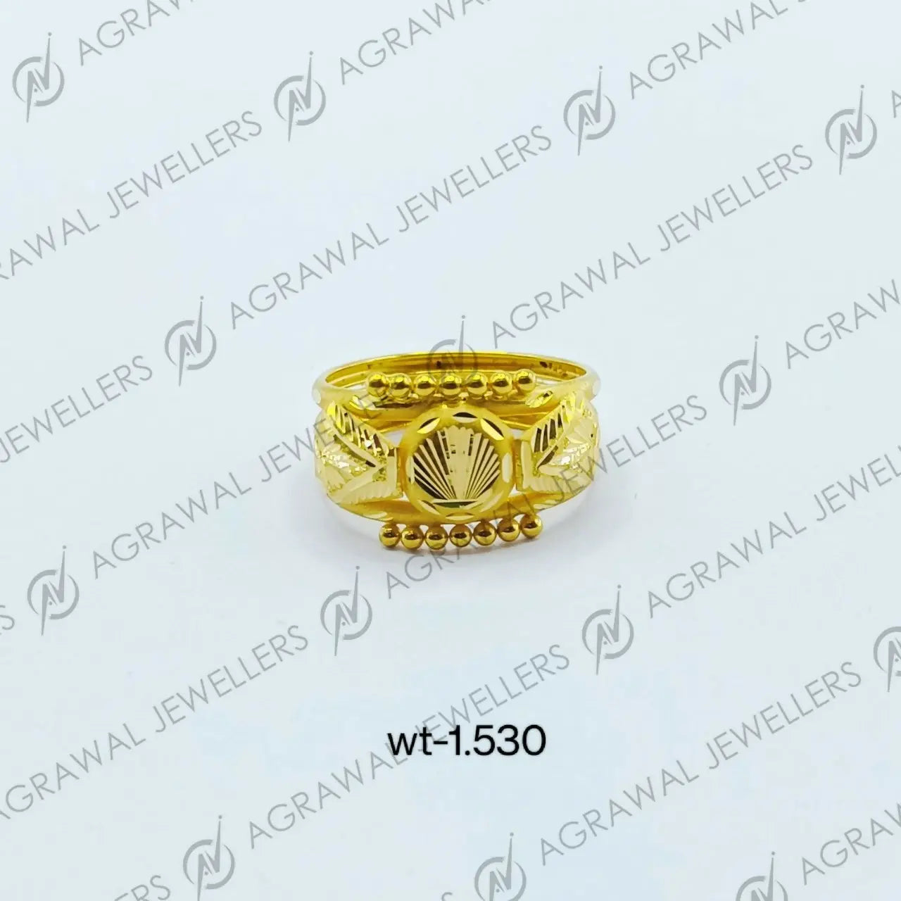 Gold Ladies Ring Sarafa Bazar India