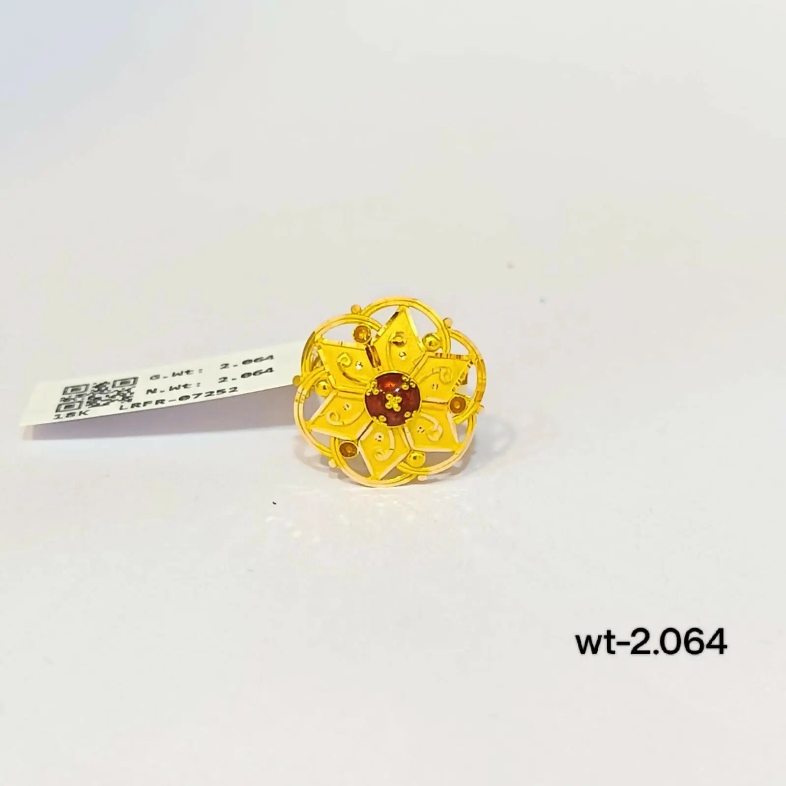 Gold Ladies Ring Sarafa Bazar India