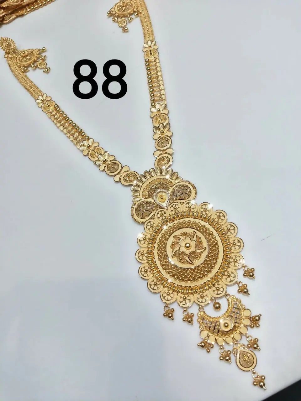 Gold Long Set Sarafa Bazar India