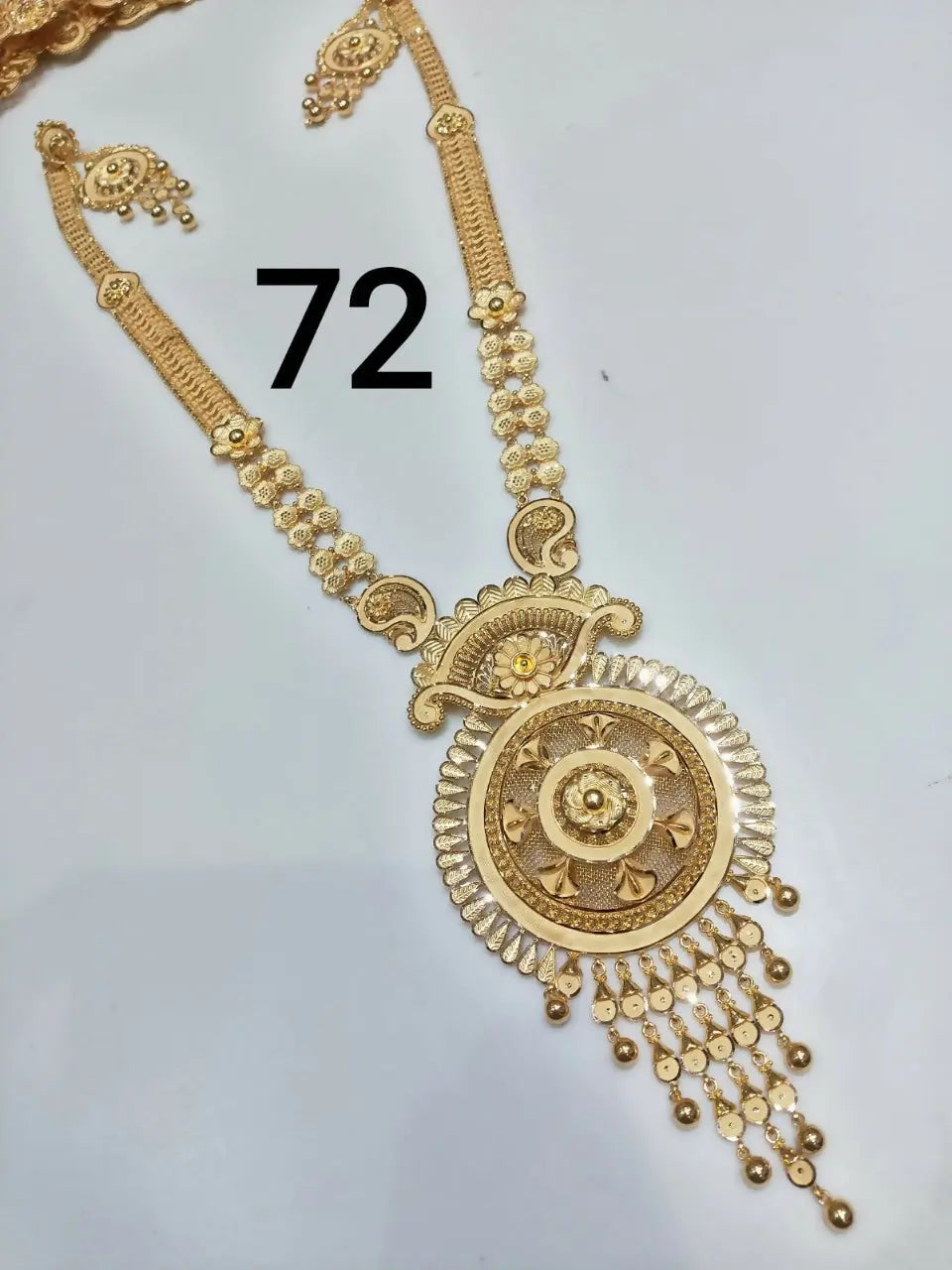 Gold Long Set Sarafa Bazar India