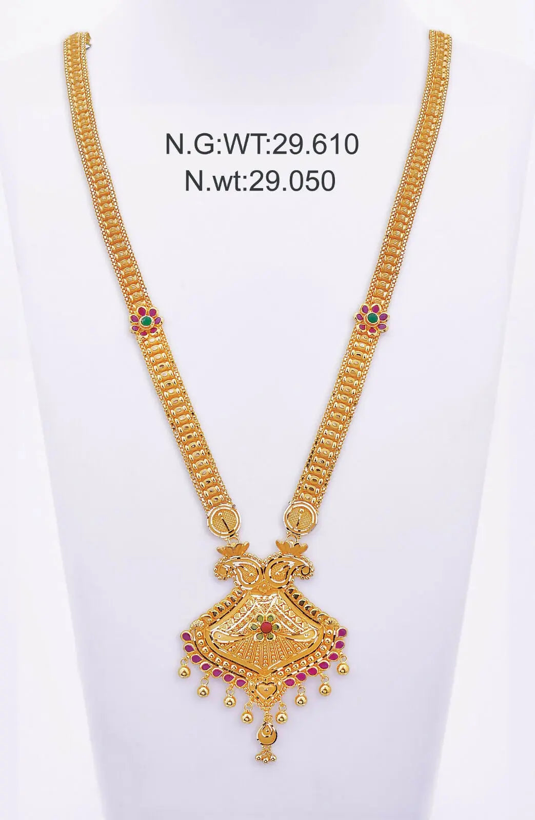 Gold Long Set Sarafa Bazar India