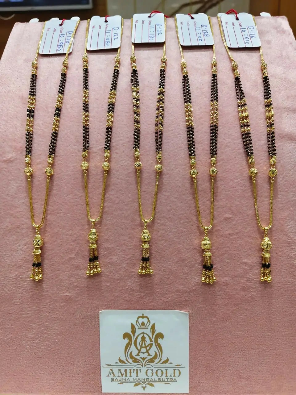 Gold Mangalsutra Sarafa Bazar India