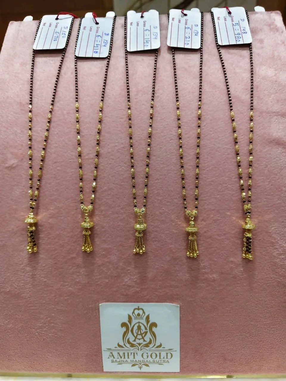 Gold Mangalsutra Sarafa Bazar India