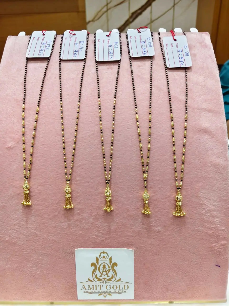 Gold Mangalsutra Sarafa Bazar India