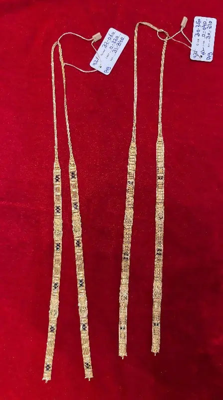 Gold Mangalsutra Chains Sarafa Bazar India