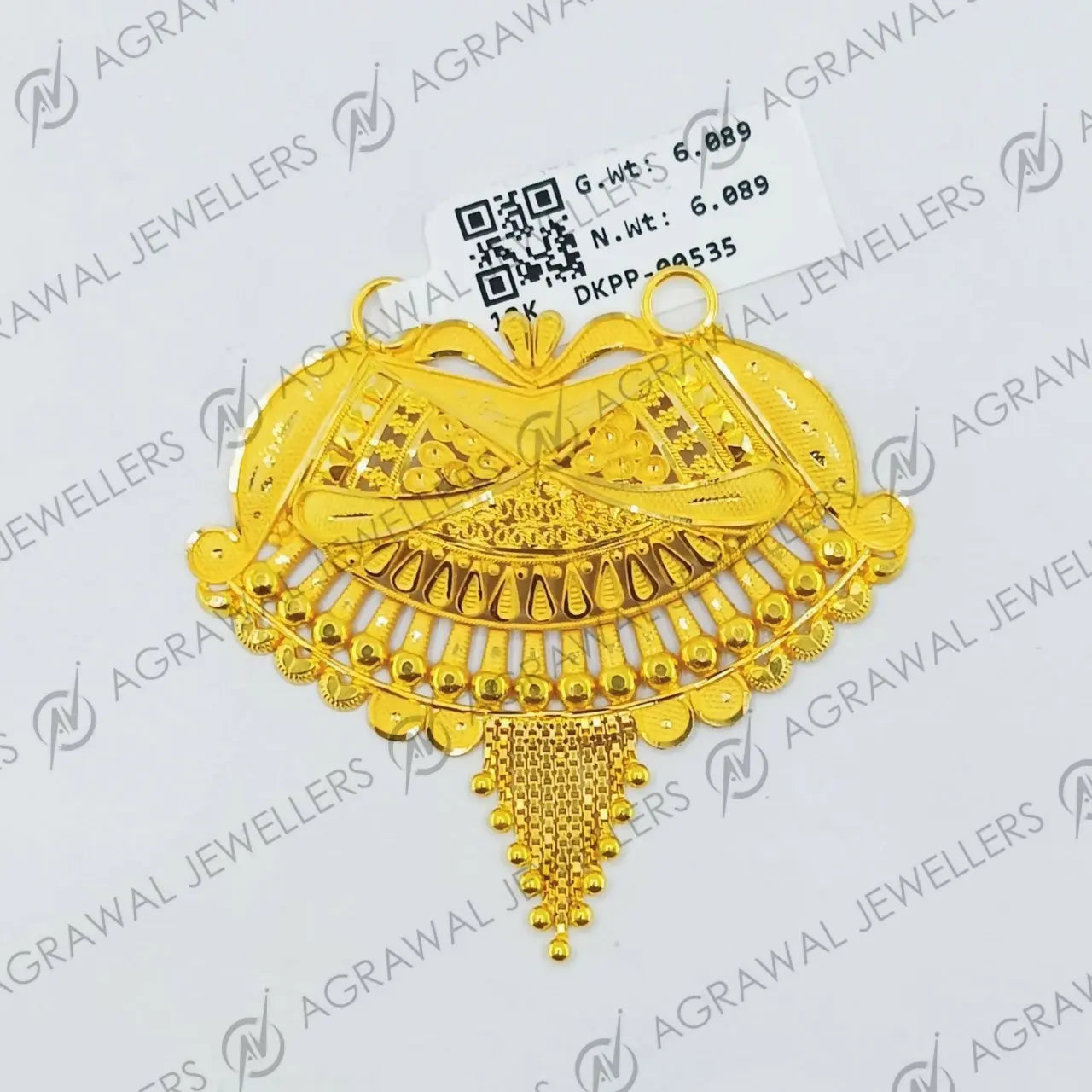 Gold Mangalsutra Pendant Sarafa Bazar India