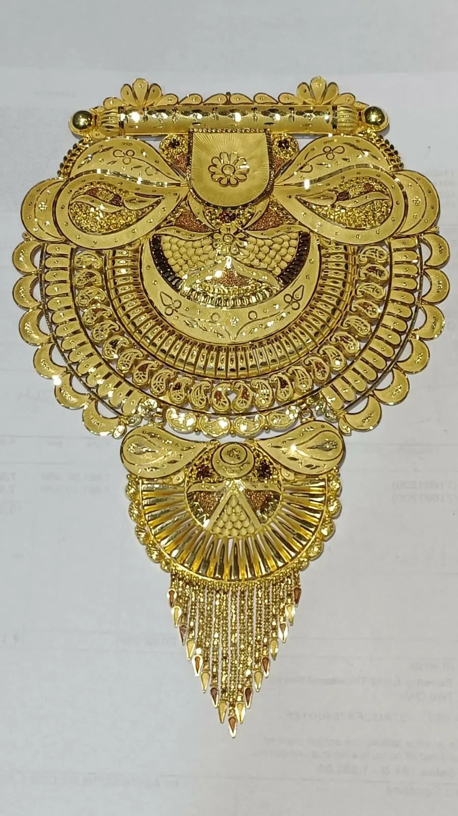 Gold Mangalsutra Pendant Sarafa Bazar India