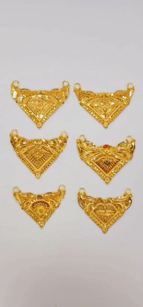 Gold Mangalsutra Pendants Sarafa Bazar India