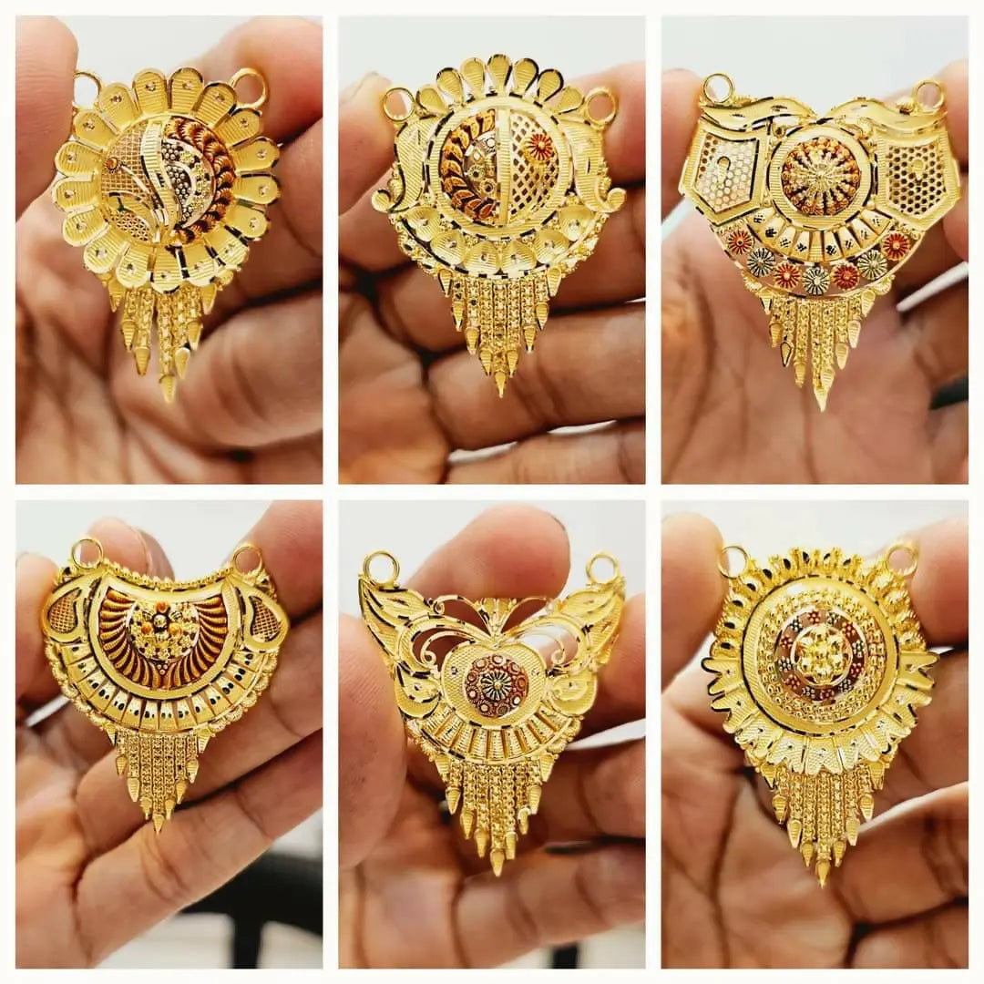 Gold Mangalsutra Pendants Sarafa Bazar India