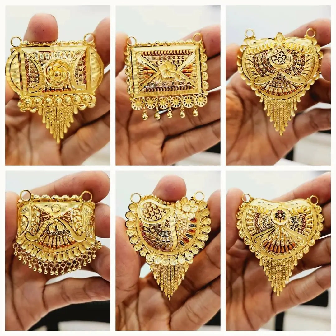 Gold Mangalsutra Pendants Sarafa Bazar India