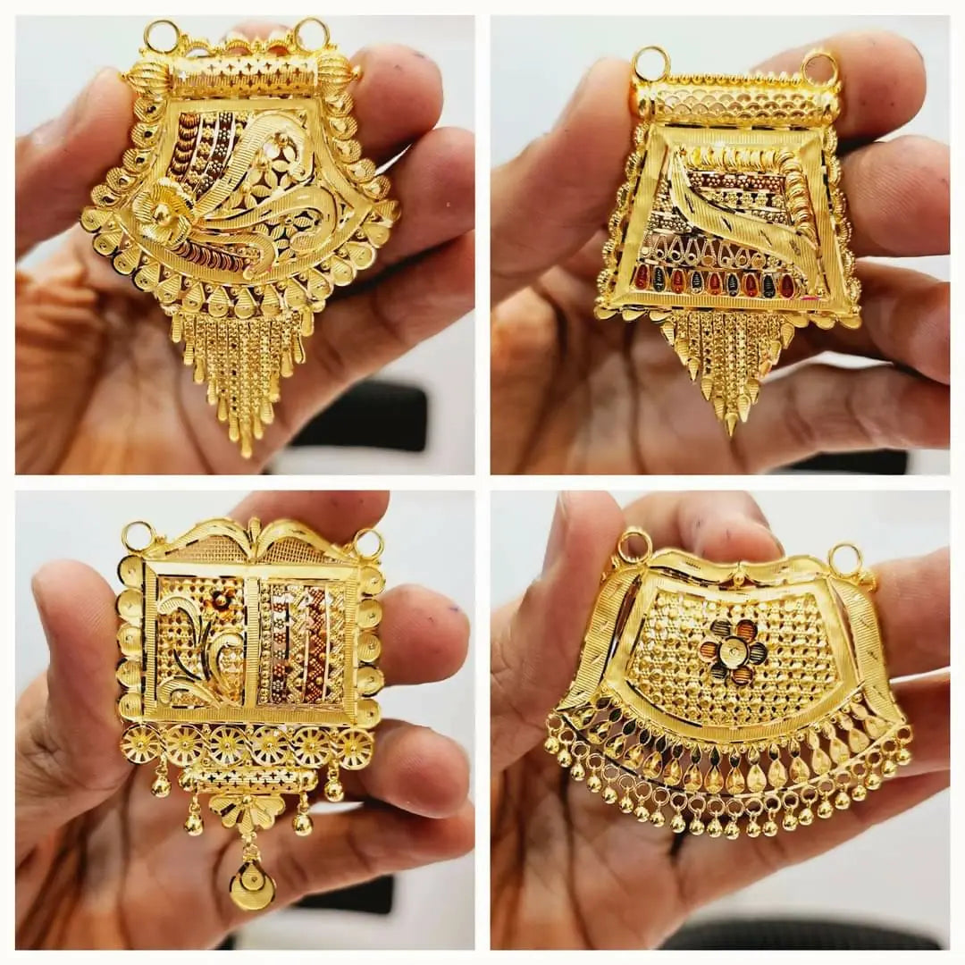 Gold Mangalsutra Pendants Sarafa Bazar India