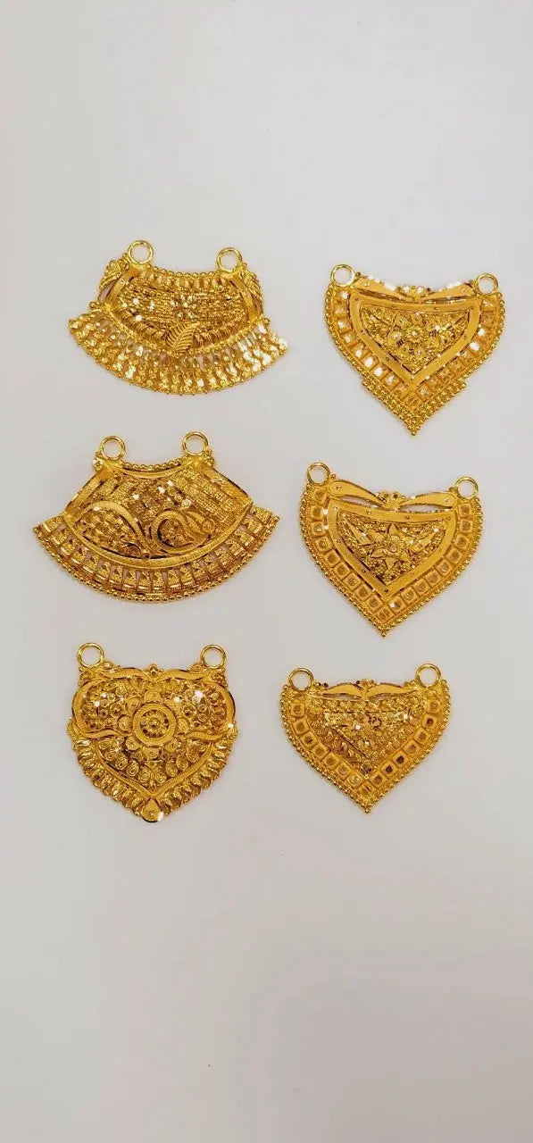 Gold Mangalsutra Pendants Sarafa Bazar India