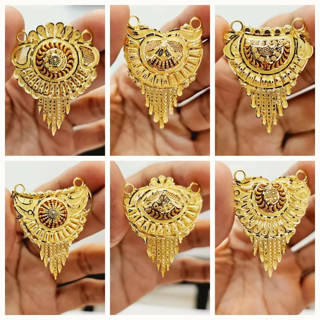 Gold Mangalsutra Pendants Sarafa Bazar India