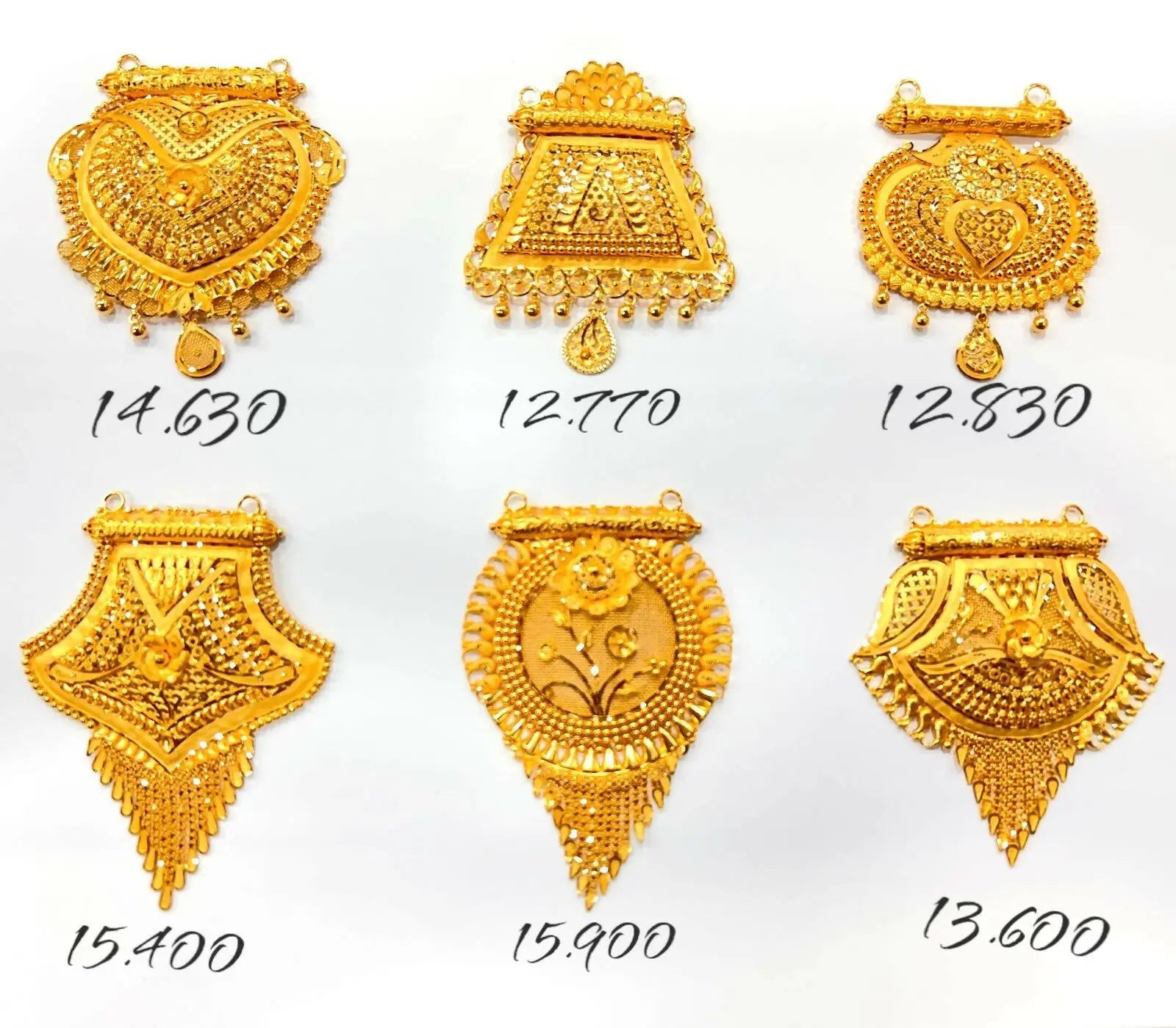 Gold Mangalsutra Pendants Sarafa Bazar India