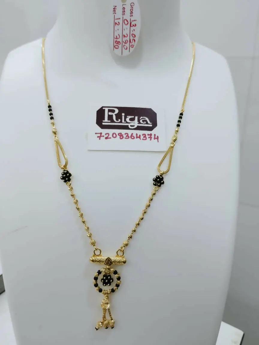Gold Mangalsutra Sarafa Bazar India