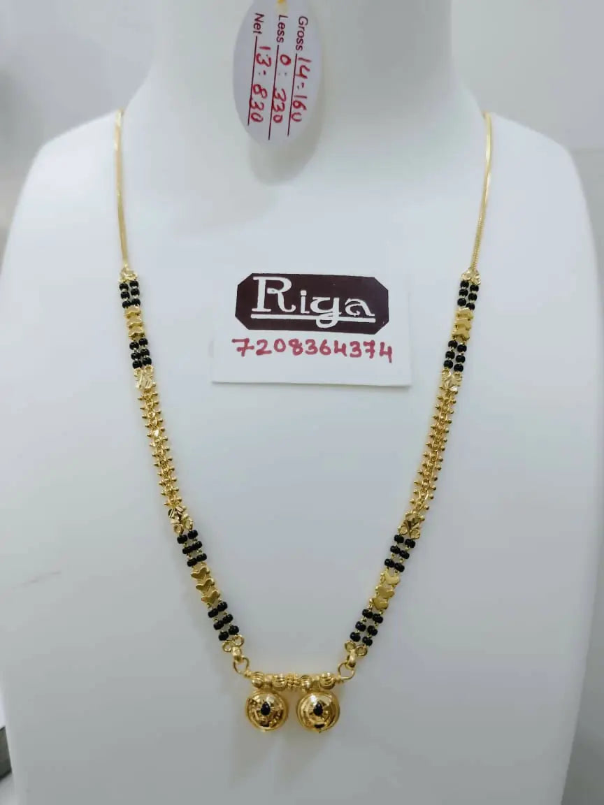 Gold Mangalsutra Sarafa Bazar India