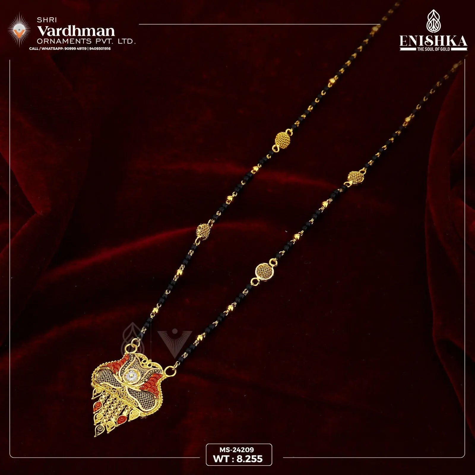 Gold Mangalsutra Sarafa Bazar India