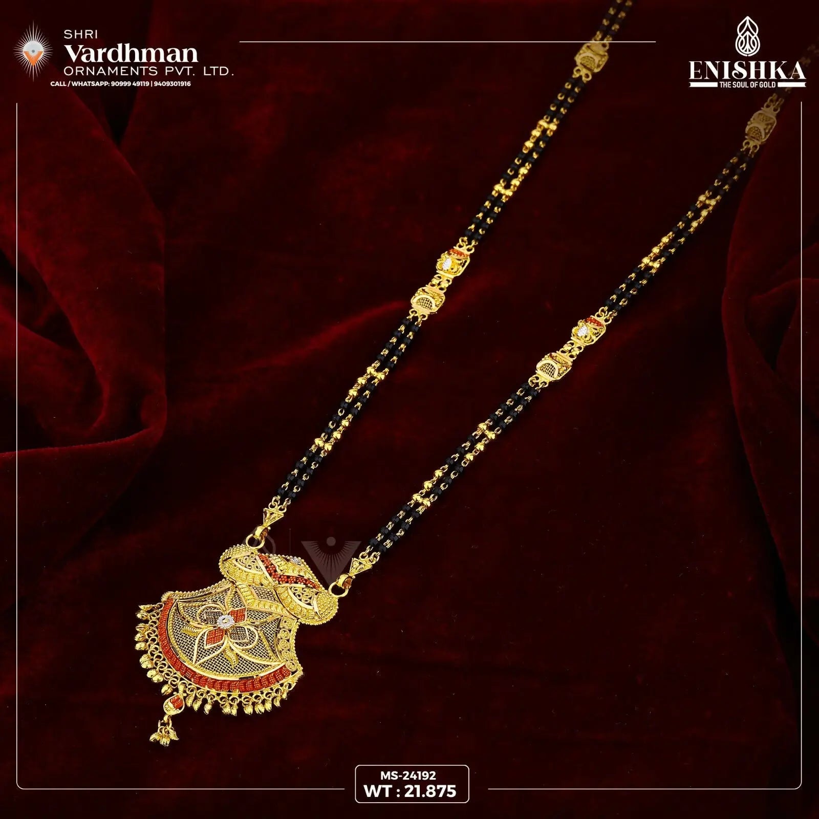 Gold Mangalsutra Sarafa Bazar India