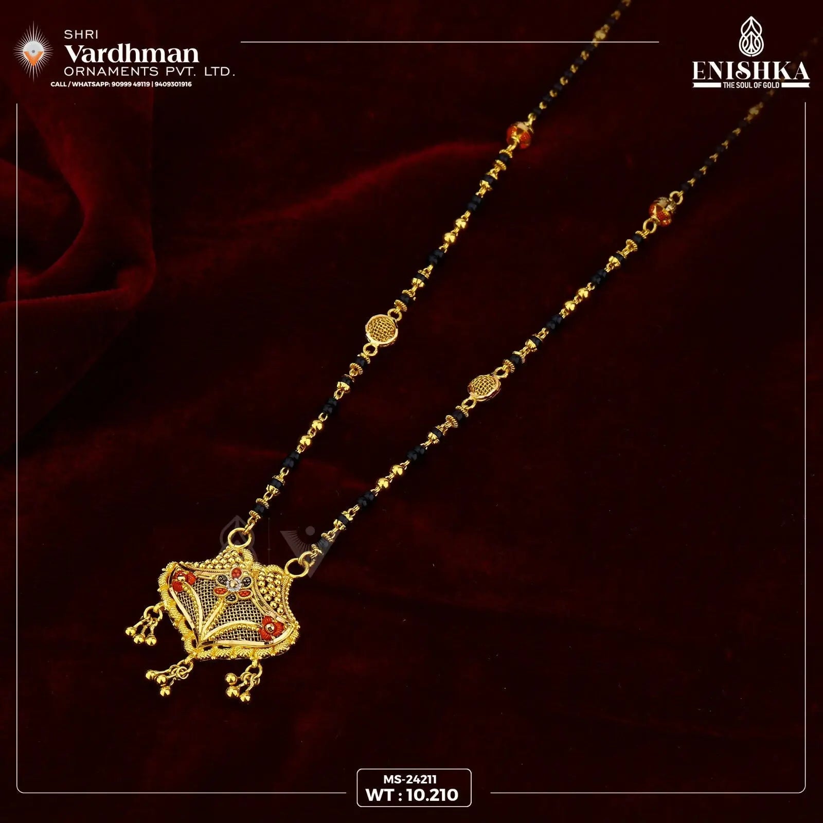 Gold Mangalsutra Sarafa Bazar India