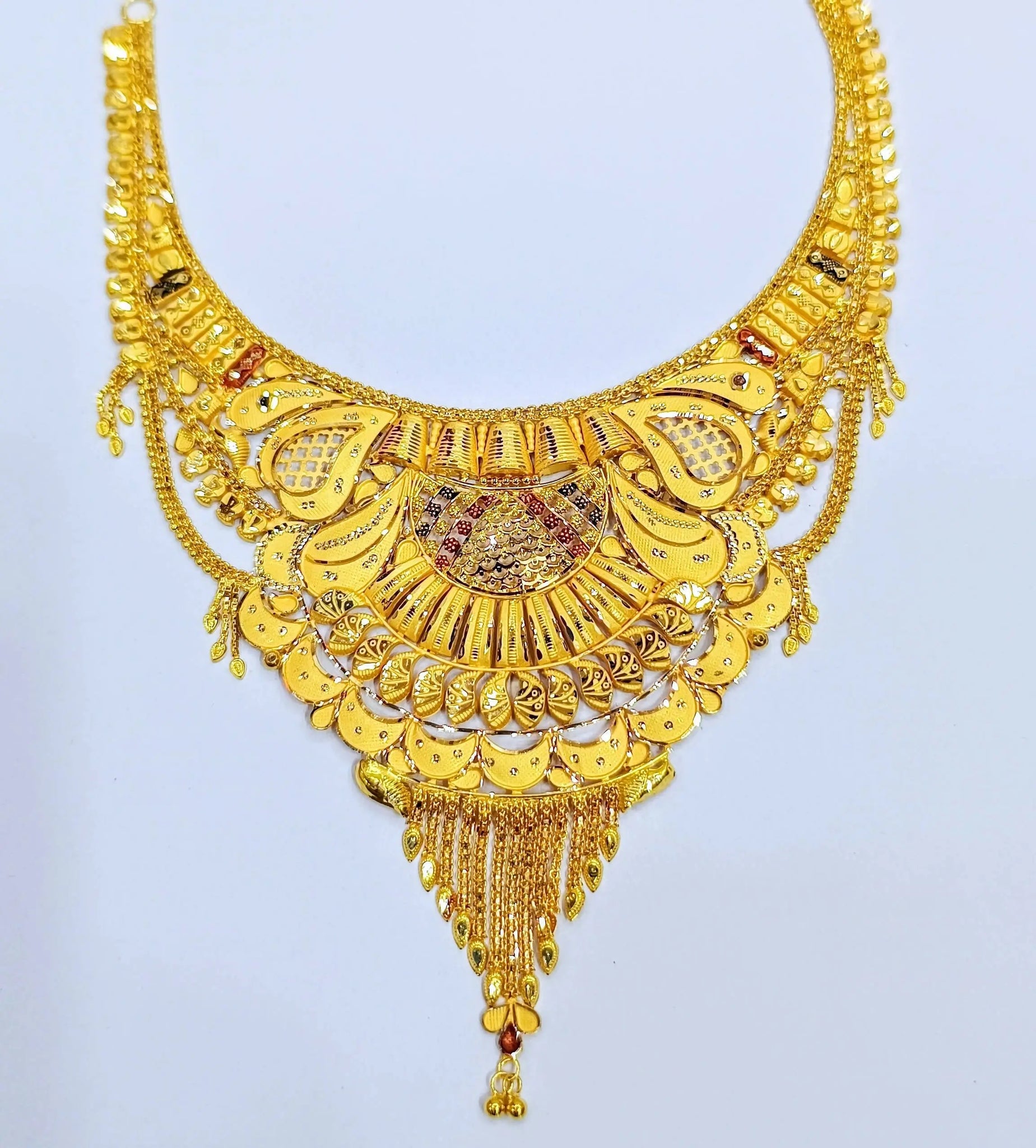 Gold Necklace Sarafa Bazar India