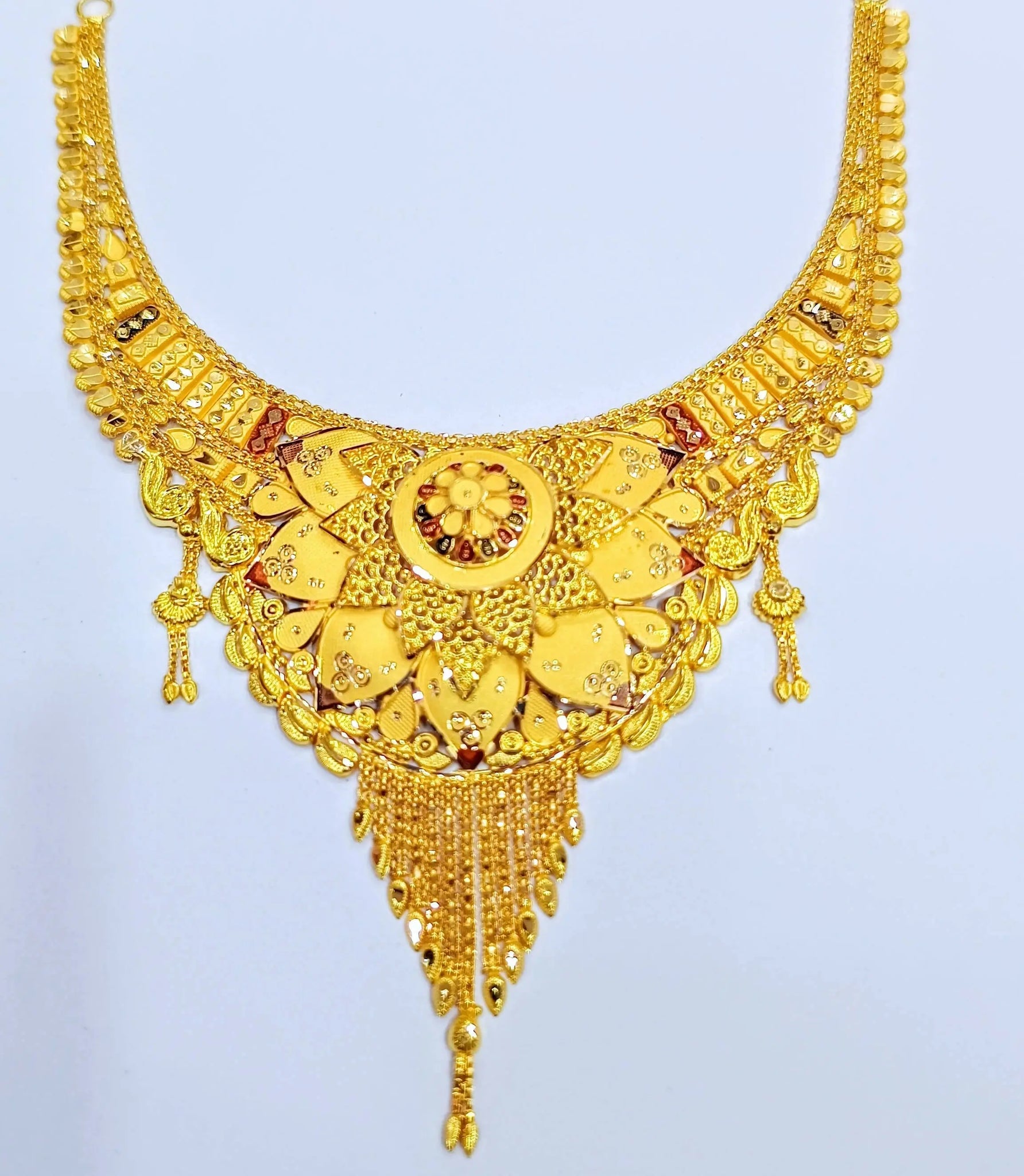 Gold Necklace Sarafa Bazar India