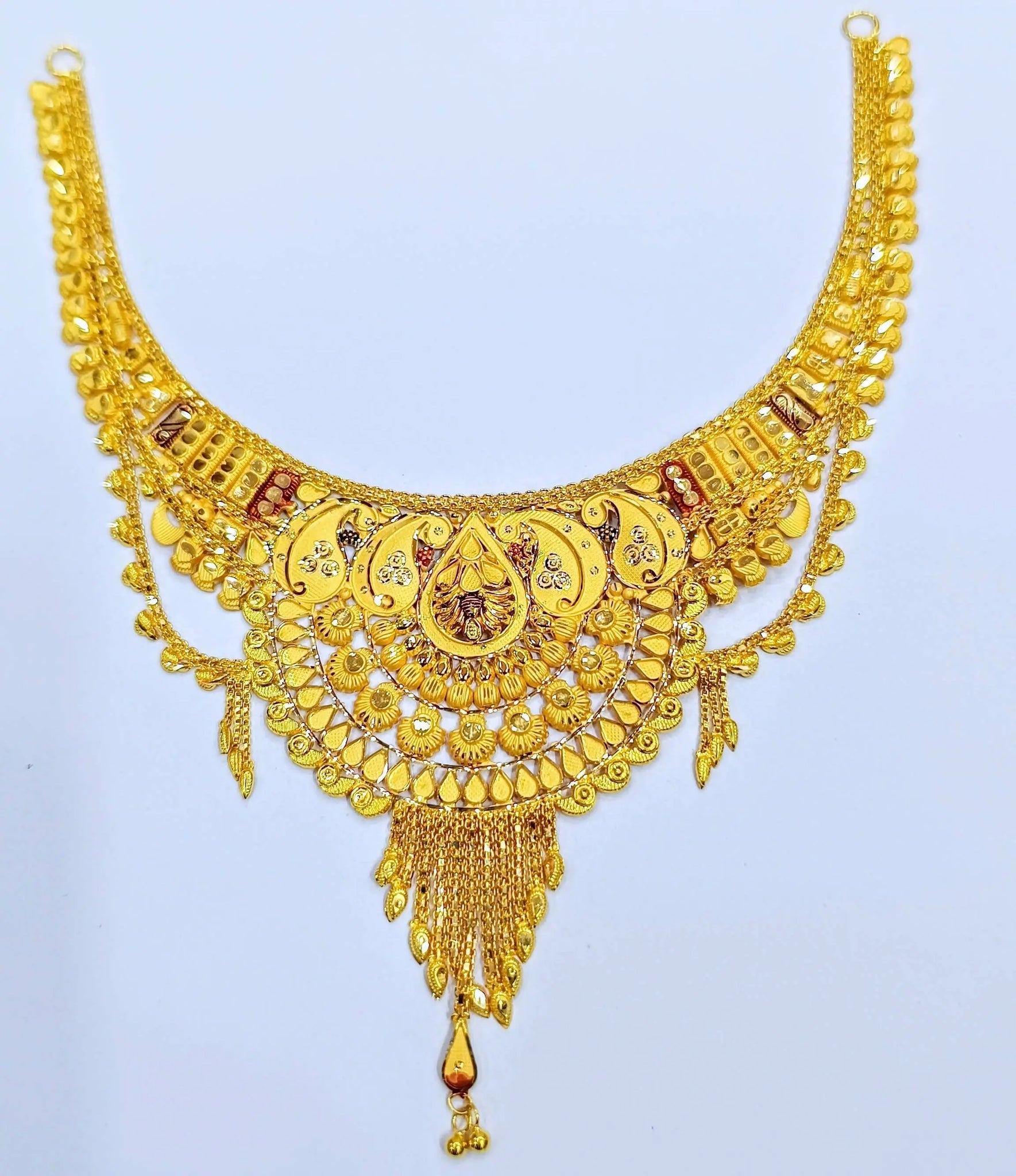 Gold Necklace Sarafa Bazar India