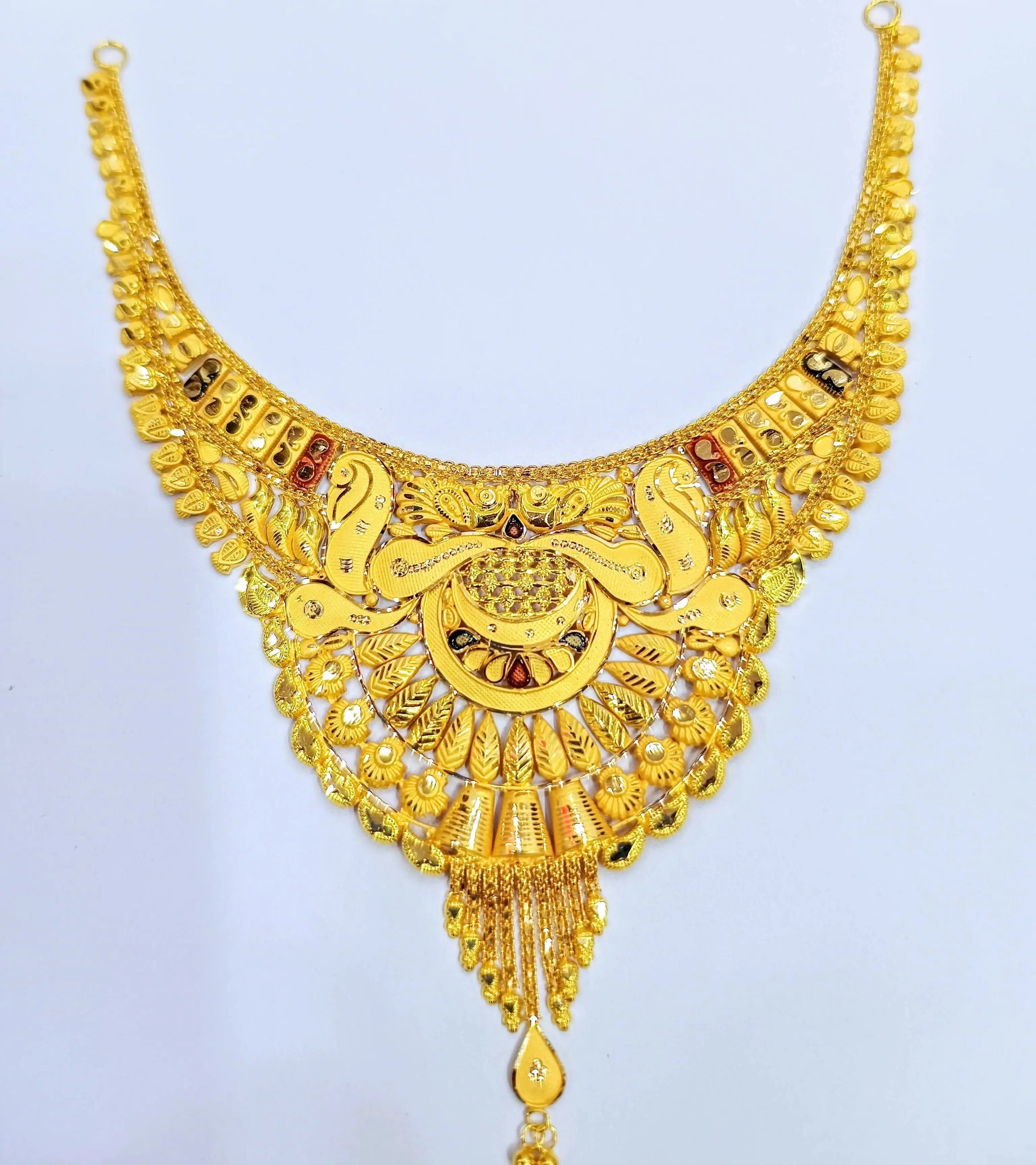 Gold Necklace Sarafa Bazar India