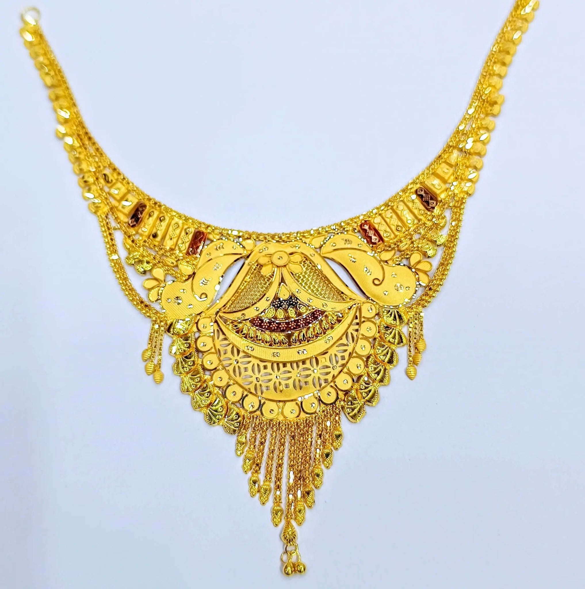 Gold Necklace Sarafa Bazar India