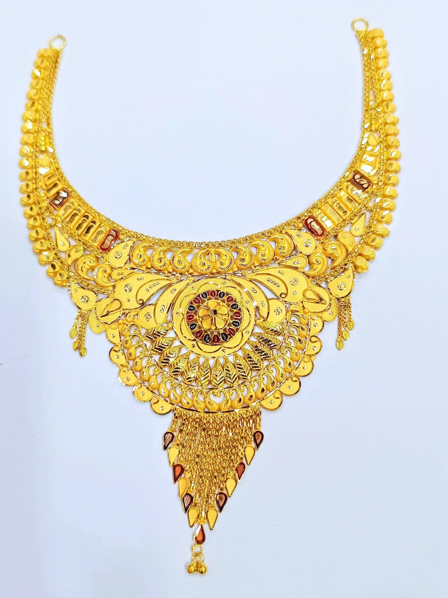 Gold Necklace Sarafa Bazar India