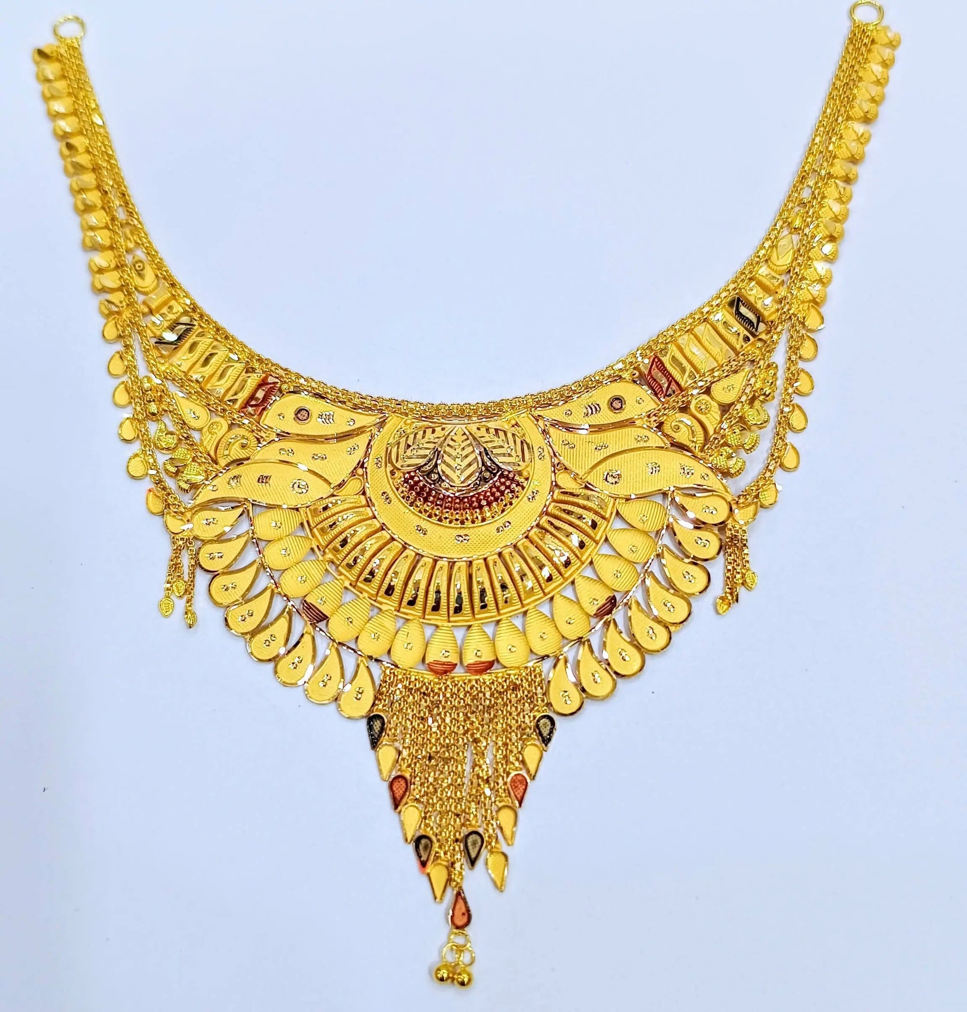 Gold Necklace Sarafa Bazar India