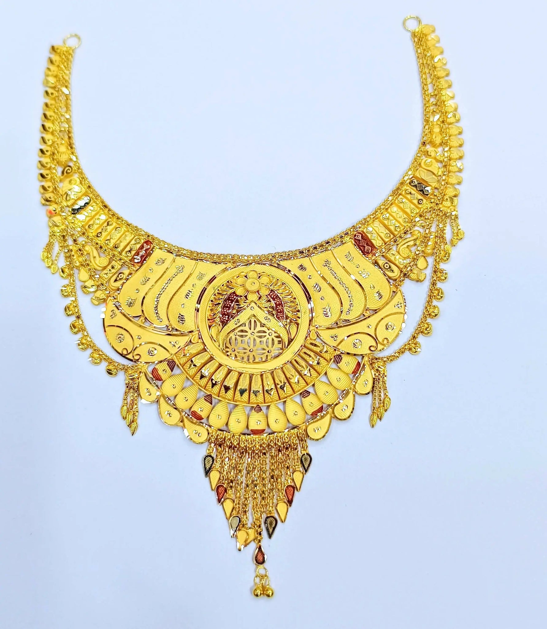 Gold Necklace Sarafa Bazar India