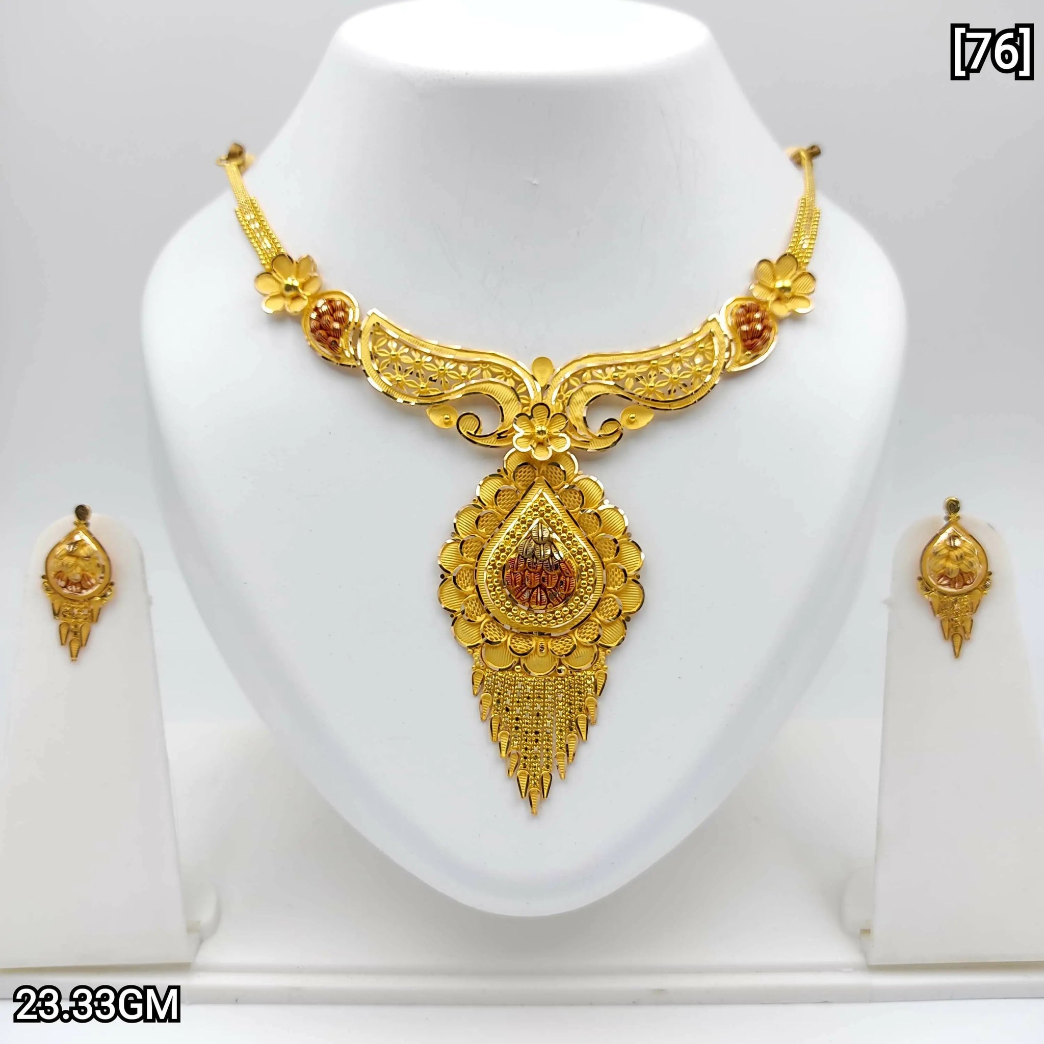 Gold Necklace Sarafa Bazar India