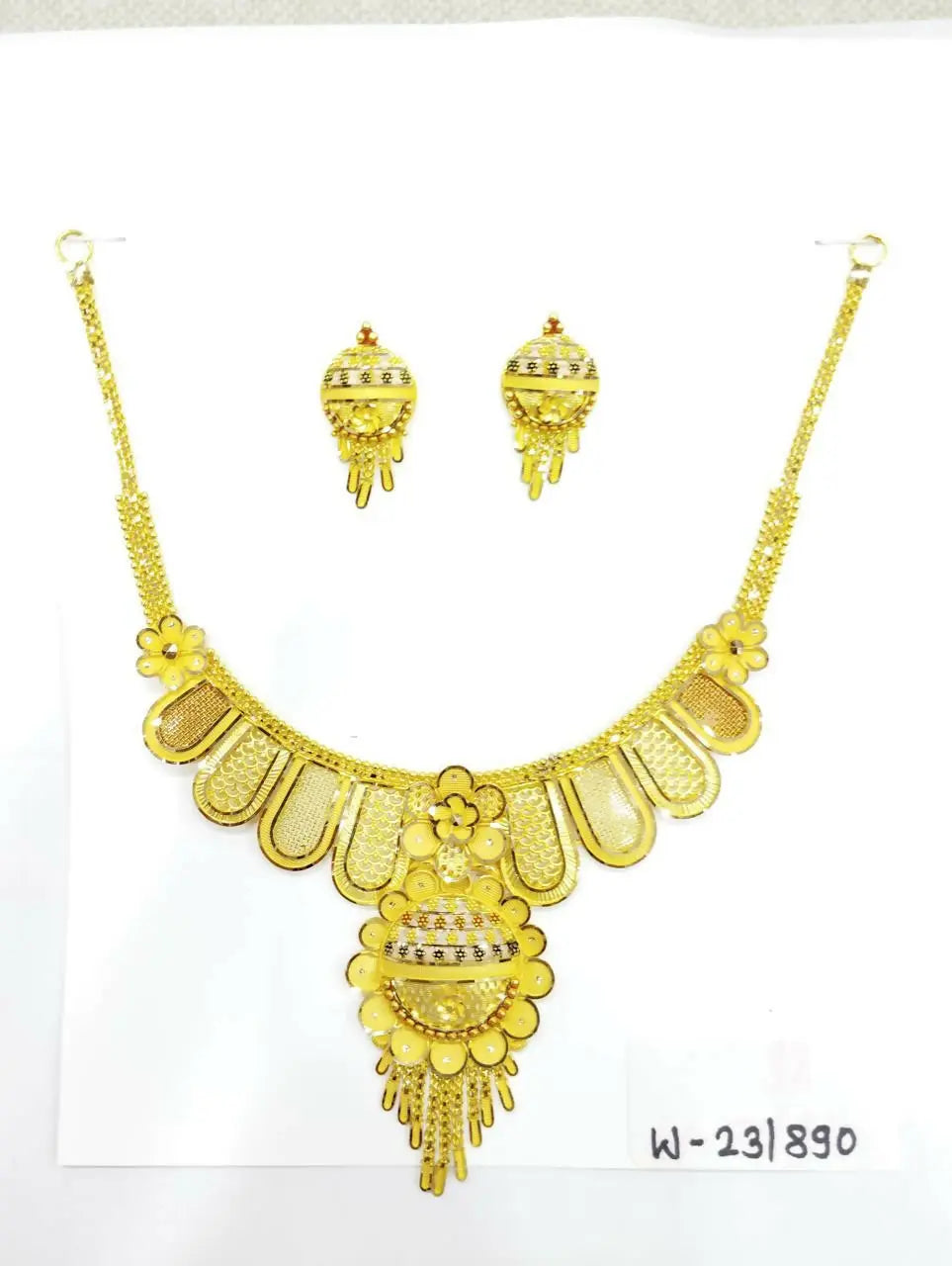 Gold Necklace Sarafa Bazar India