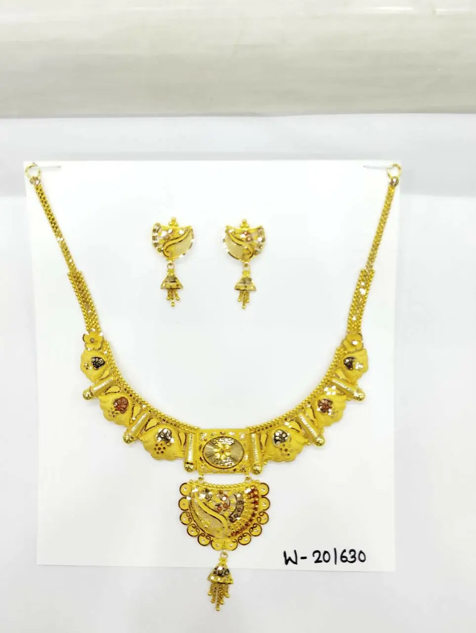 Gold Necklace Sarafa Bazar India