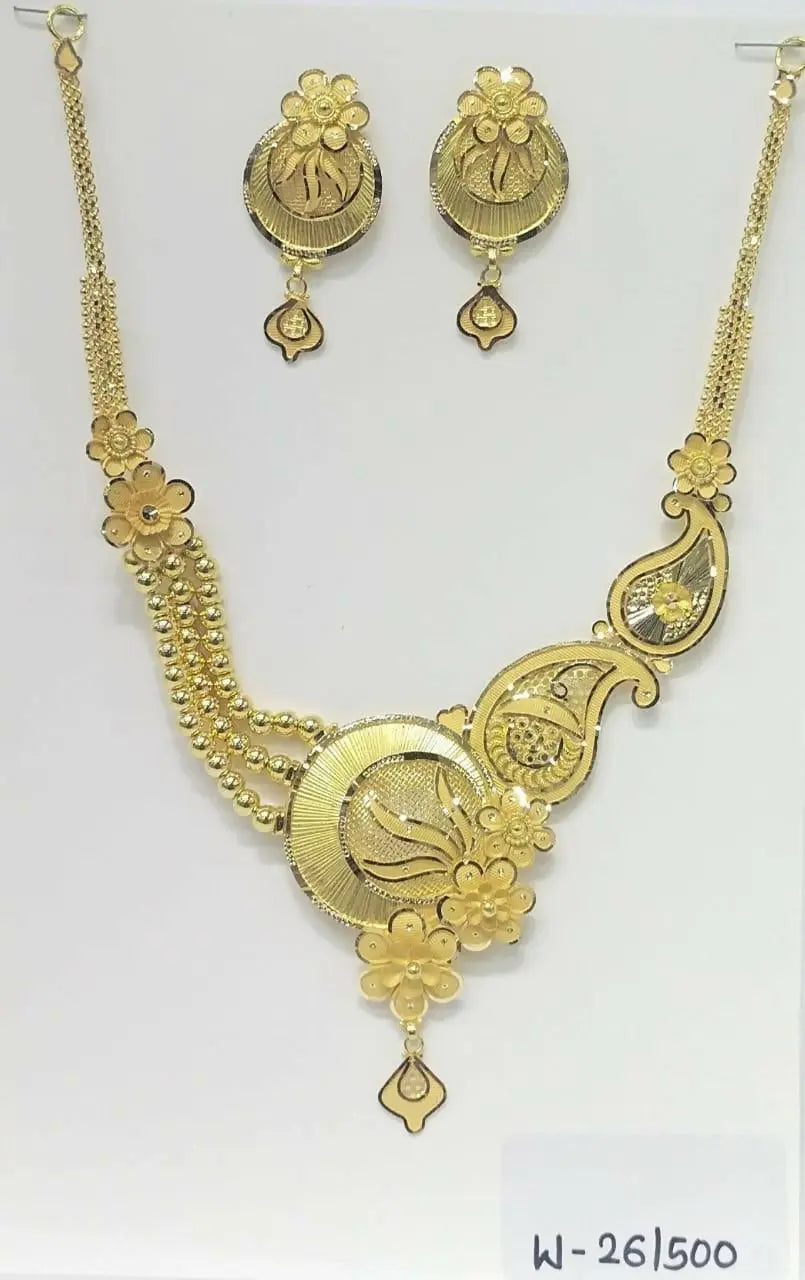 Gold Necklace Sarafa Bazar India