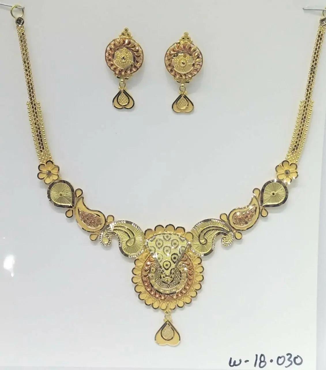 Gold Necklace Sarafa Bazar India