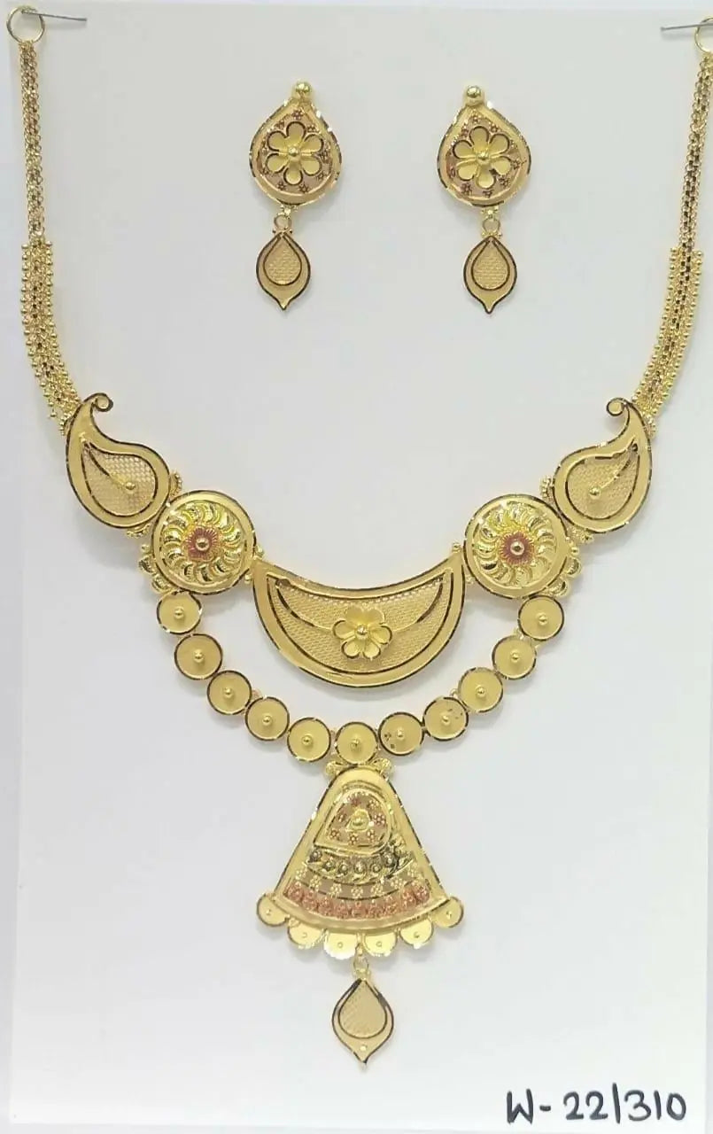 Gold Necklace Sarafa Bazar India