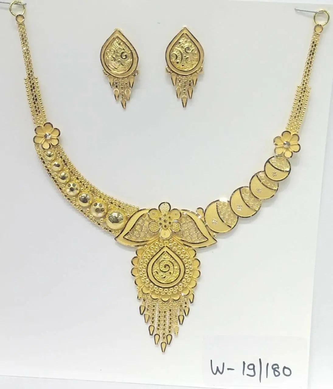 Gold Necklace Sarafa Bazar India