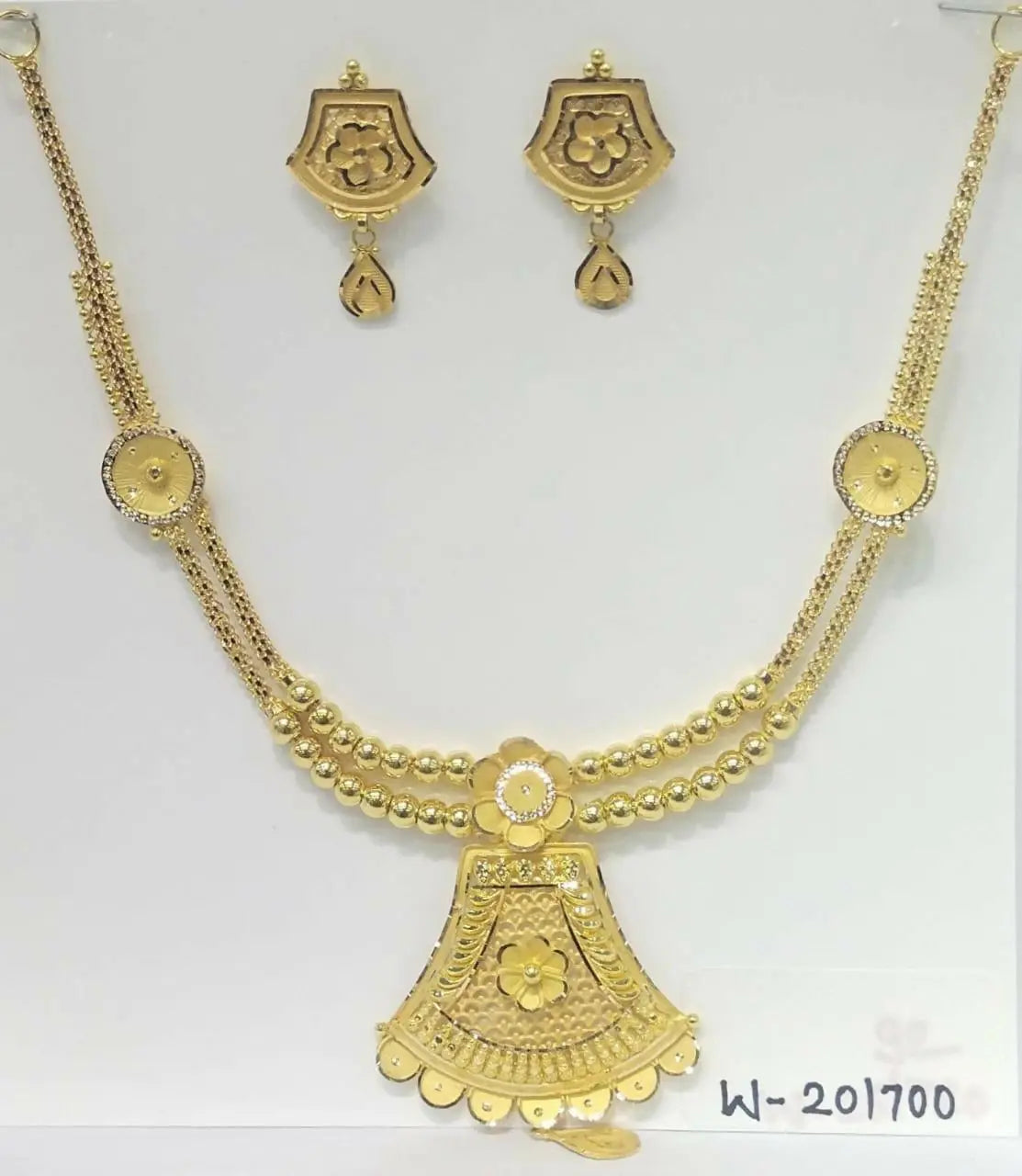 Gold Necklace Sarafa Bazar India