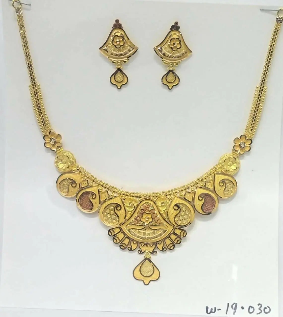 Gold Necklace Sarafa Bazar India