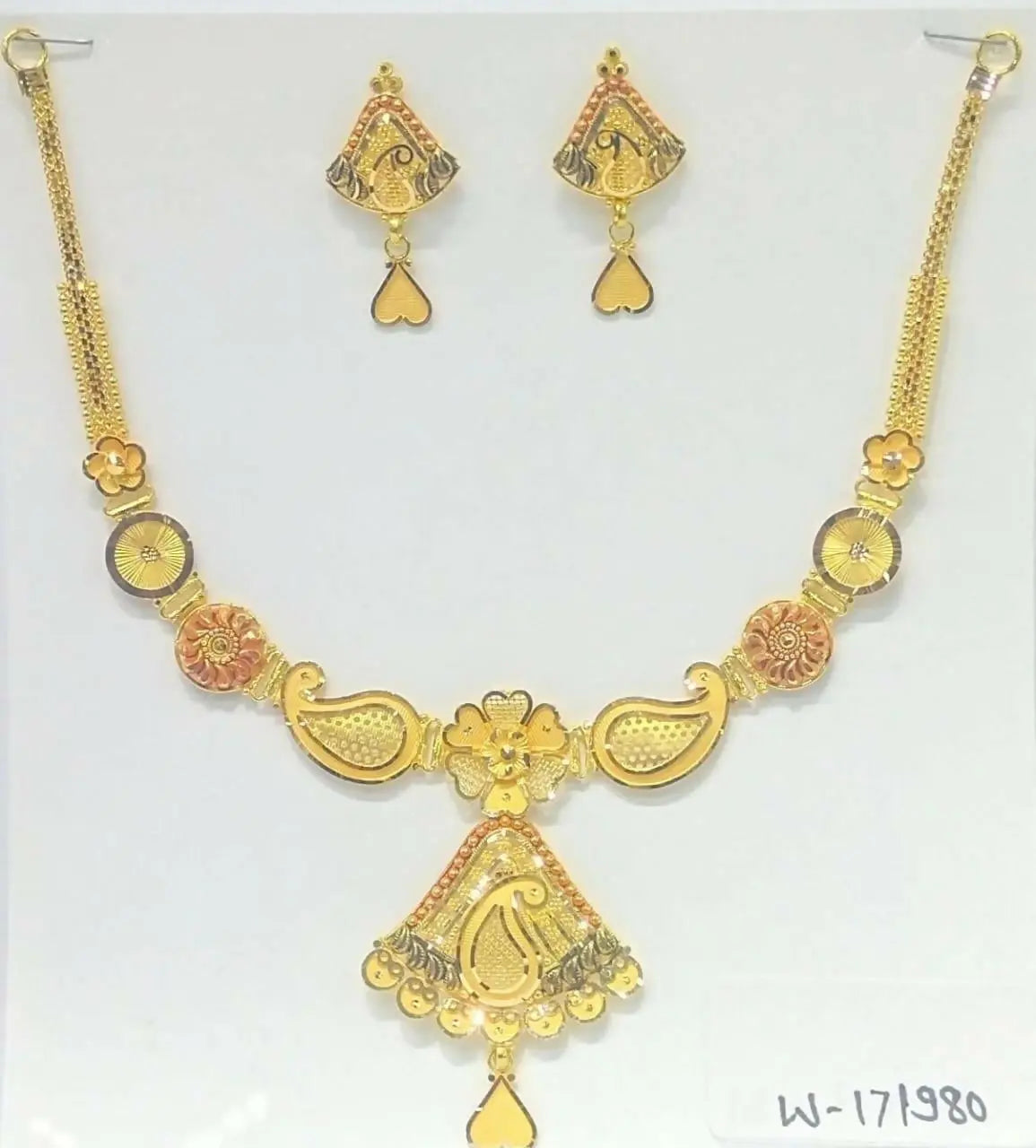 Gold Necklace Sarafa Bazar India