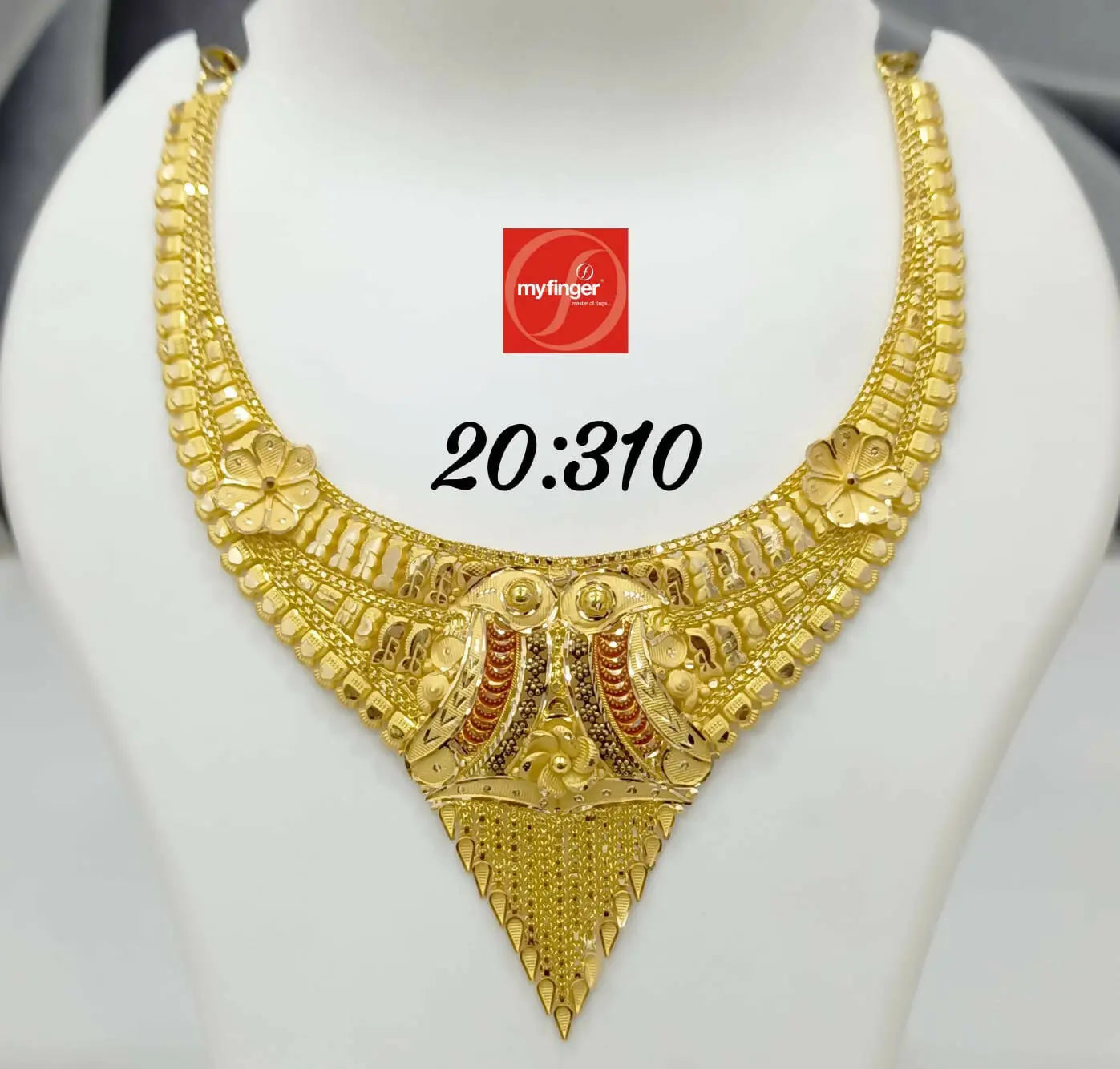 Gold Necklace Sarafa Bazar India